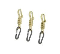 Moschettone portabottiglie cinghia per escursionismo e trasporto zaino, 14 cm intrecciato loop cordino per bottiglie e piccoli attrezzi portabottiglie loop escursionismo Gear fermo sentiero Carry