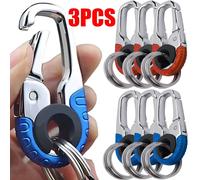 Moschettone Portachiavi da Uomo in Acciaio Inox con Gancio Cintura Resistente per Esterni Arrampicata Accessori per Portachiavi portachiavi uomo moschettone portachiavi portachiavi acciaio inox