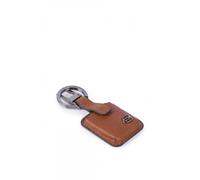 Moschettone portachiavi in pelle con CONNEQU CU