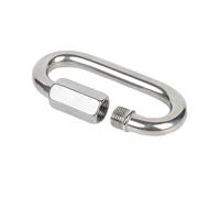 Moschettone Quick Link Moschettoni in acciaio inossidabile 304 Gancio resistente for amache da rimorchio Cavo Accessori campeggio(M10 1PCS)