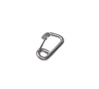 Moschettone Rapido Esterno Moschettone Clip Gancio Carabiner Collegamento Veloce in Acciaio Inox 316 con Design Ergonomico Asimmetrico E Scatto a, 12 120