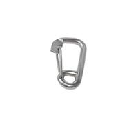Moschettone Rapido Esterno Moschettone Clip Gancio Carabiner Collegamento Veloce in Acciaio Inox 316 per Agganci Rapidi con Apertura Anti Impiglio