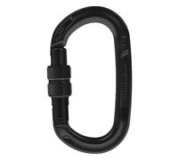 Moschettone Singing Rock Oxy con chiusura a vite nero