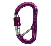 Moschettone XSRE Lock Captive Viola con Chiusura a Vite e Barra di Sicurezza Rimovibile - Non DPI per Uso Industriale e Quotidia