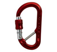 Moschettone XSRE Lock Rosso con Blocco a Vite e Barra di Sicurezza per Uso Non DPI