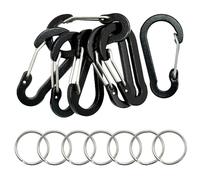 Moschettoni 5cm Mini Clip Piccoli Portachiavi Hook di Primavera Biner per Chiavi Altri Articoli Ambulatori da casa Campeggio Escursioni