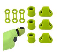 Moschettoni Da Arrampicata Con Sistemi Di Bloccaggio - Silicone Robusto Per Sicurezza - Strumenti di Blocco per Anelli di Posizionamento - Per Esplorazione Cave Fitness Salvataggio Arrampicata E