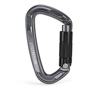 Moschettoni, ganci robusti, cancello di bloccaggio per esterni 24KN Twist Lock, chiusura automatica ad anello a D, fibbia per arrampicata, discesa, canyoning, amaca, clip di bloccaggio (fiocco di neve