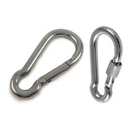 MOSCHETTONI IN ACCIAIO INOX A4 316 mm.40 mm.50 mm.60 mm.70 mm.80 mm.100 mm.120