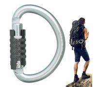 Moschettoni Per L'Arrampicata Su Roccia, Ganci Di Sicurezza Per Sport A Forma D, Moschettoni Leggeri con di Bloccaggio, Per Il Campeggio La L'Amaca E La Protezione Degli Animali Domestici