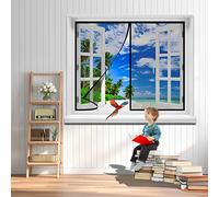 Moschiera per Porta Esterna, 140 x 160 cm Automatica Adsorbimento Magnetico, Zanzariere Per Finestre, per Porte in Balcone Stanza Bambini(Nero)