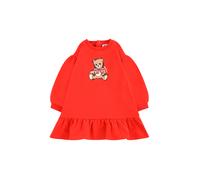 Moschino abito neonata in felpa con orsetto rosso 18/24m