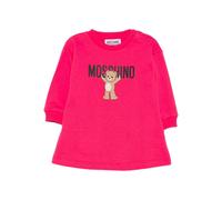 Moschino abito neonata in felpa fucsia 12/18m