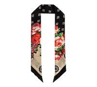 Moschino, ,Accessories ,unisex ,Multicolore ,ONE SIZE Silk Floral Scarf