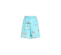 Moschino - Archive Clouds Bermuda Shorts in Cotone Popeline - - Shorts - Uomo - Blu - M