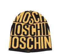 Moschino berretto donna 65165M2337005 giallo Yellow - Black lana cuffia