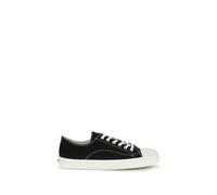 Moschino Black Cotton Low Top Sneakers - EU41/US11