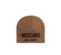 MOSCHINO Cappello Unisex Lana Logo Stampato