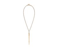 Moschino - Collana con Pendente Piuma - - Accessories - Donna - Giallo - ONE SIZE