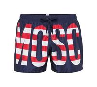 Moschino Costume Uomo Swim V3A4211 Pantaloncino Boxer Mare Fantasia Blu (IT, Testo, XL, Regular, Regular, Blu)