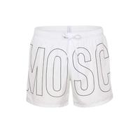 Moschino Costume Uomo Swim V3A4224 Pantaloncino Boxer Mare con Lettering (IT, Testo, M, Regular, Regular, Bianco)