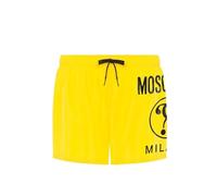 Moschino Costume Uomo Swim V3A4287 Pantaloncino Boxer Mare Double Question Mark (IT, Testo, XXL, Regular, Regular, Giallo)