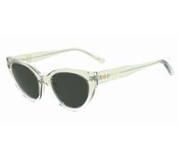 Moschino Donna Moschino MOL064/S 1ED/QT Occhiali da sole Iniettato Verde Grigio Cat Eye Normale