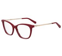 Moschino Donna Moschino MOL579 C9A Montature da vista Acetato Rosso Squadrata