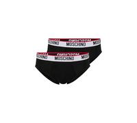 MOSCHINO elastic slip bi-pack - nero, m
