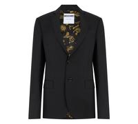 Moschino - Giacca nera elegante con colletto decorativo - - Jackets - Uomo - Nero - S