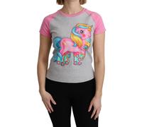 Moschino Gray and pink Cotton T-shirt My Little Pony Top - IT46|XL