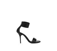Moschino High Nappa Leather Sandals With Elastic Black Taglia: 38 | Infradito Outlet | Donna | Nero