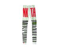 Moschino - Leggings in Cotone con Stampa Grafica - - Trousers - Donna - Multicolore - M