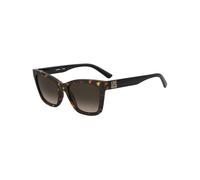 Moschino Occhiali da sole MOL096/S Acetato Havana Marrone Squadrati Lenti sfumate 55