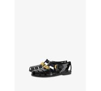 Moschino Man Spider Sandal Lettering in metallo dorato