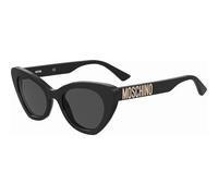 Moschino Donna Moschino MOS147/S 807/IR Occhiali da sole Acetato Nero Grigio Cat Eye Normale