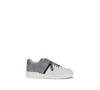 Moschino Multicolor Calf Leather Bos Taurus Low Top Sneakers - EU45/US12