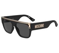 MOSCHINO Occhiali da Sole MOS165/S BLACK/DARK GREY 56/16/145 uomo