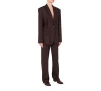 Moschino Peace Jacquard Wool Jacket Brown Taglia: 44 | Outlet | Donna | Marrone