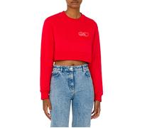 Moschino Peace & Love Logo Cropped Sweatshirt Red Taglia: XS | Maglioni Outlet | Donna | Rosso