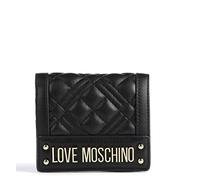 Moschino Portafoglio donna Love libretto in ecopelle trapuntato nero AS23MO13 JC5601 NERO