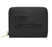 Moschino Portafoglio donna Love small zip around nero colore: NERO