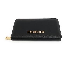 MOSCHINO Portafoglio donna Love zip around nero A24MO30 JC5700 NERO