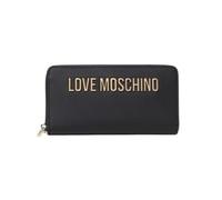 Moschino Portafoglio donna Love Zip-Around JC5611 Nero (Nero Oro)