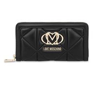 Moschino Portafoglio donna Love zip around trapuntata JC5644 (NERO)