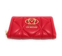 Moschino Portafoglio donna Love zip around trapuntata JC5644 (ROSSO)