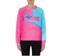 Moschino Projection Print Cotton Sweatshirt Multicolor Taglia: 42 | Maglioni a maglia Outlet | Donna |