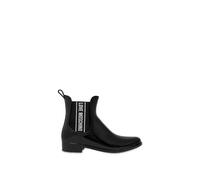 Moschino Pvc Rain Boots Logo Band Black Taglia: 35 | Stivali Outlet | Donna | Nero