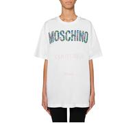 Moschino RetrÒ Flowers Logo Jersey T-shirt White Taglia: S | Maglie Sportivi Outlet | Donna | Bianco