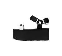 Moschino San.lod.teva80 Nastro Nero/vit.bian Taglia: 39 | Sandali Outlet | Donna |